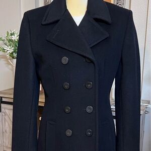 Jones New York Classic Black Pea Coat